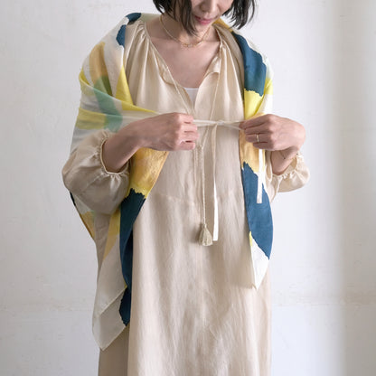 ［uryya］ドローイングスカーフ