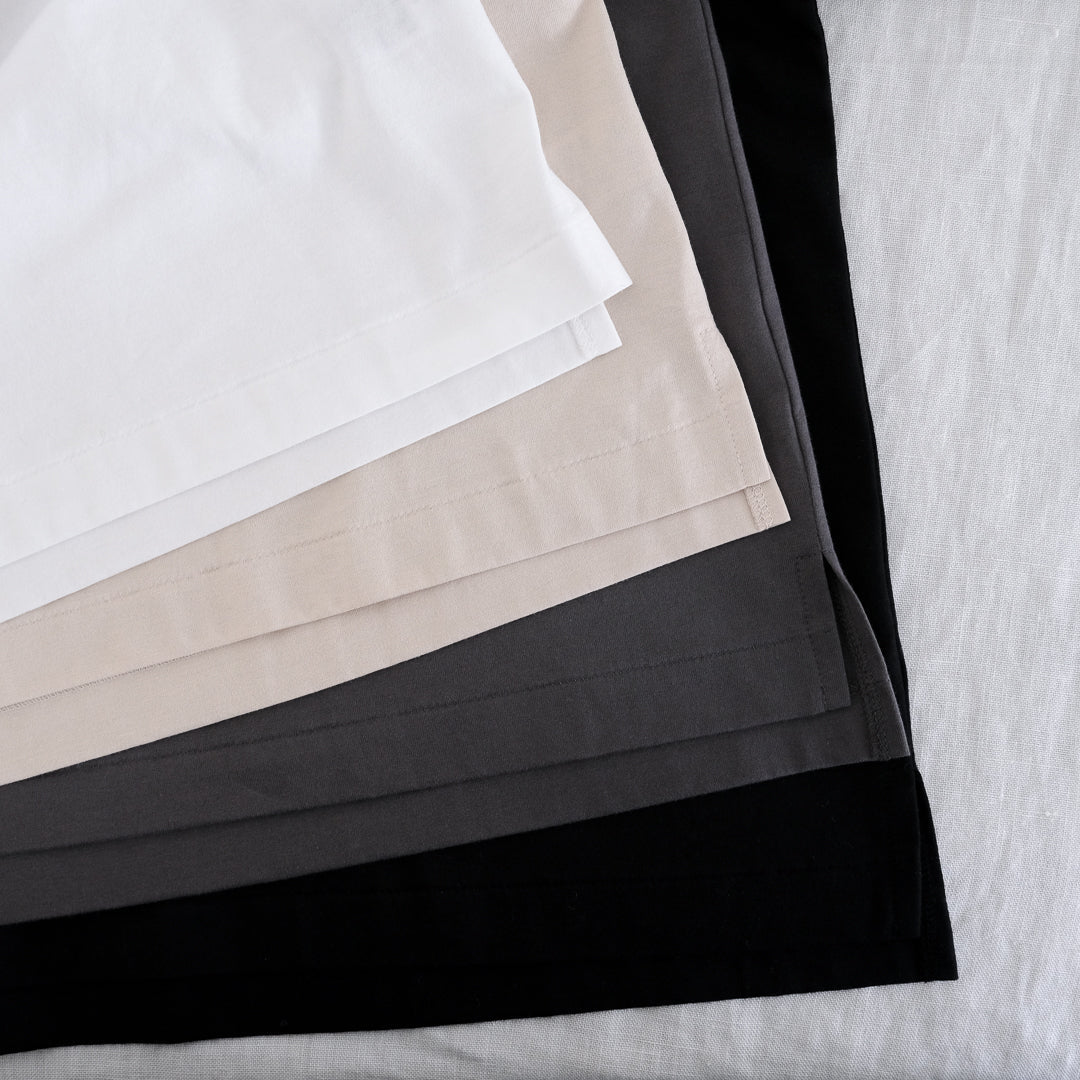 ［SALUÉ］white label スムース ハーフスリーブTシャツ