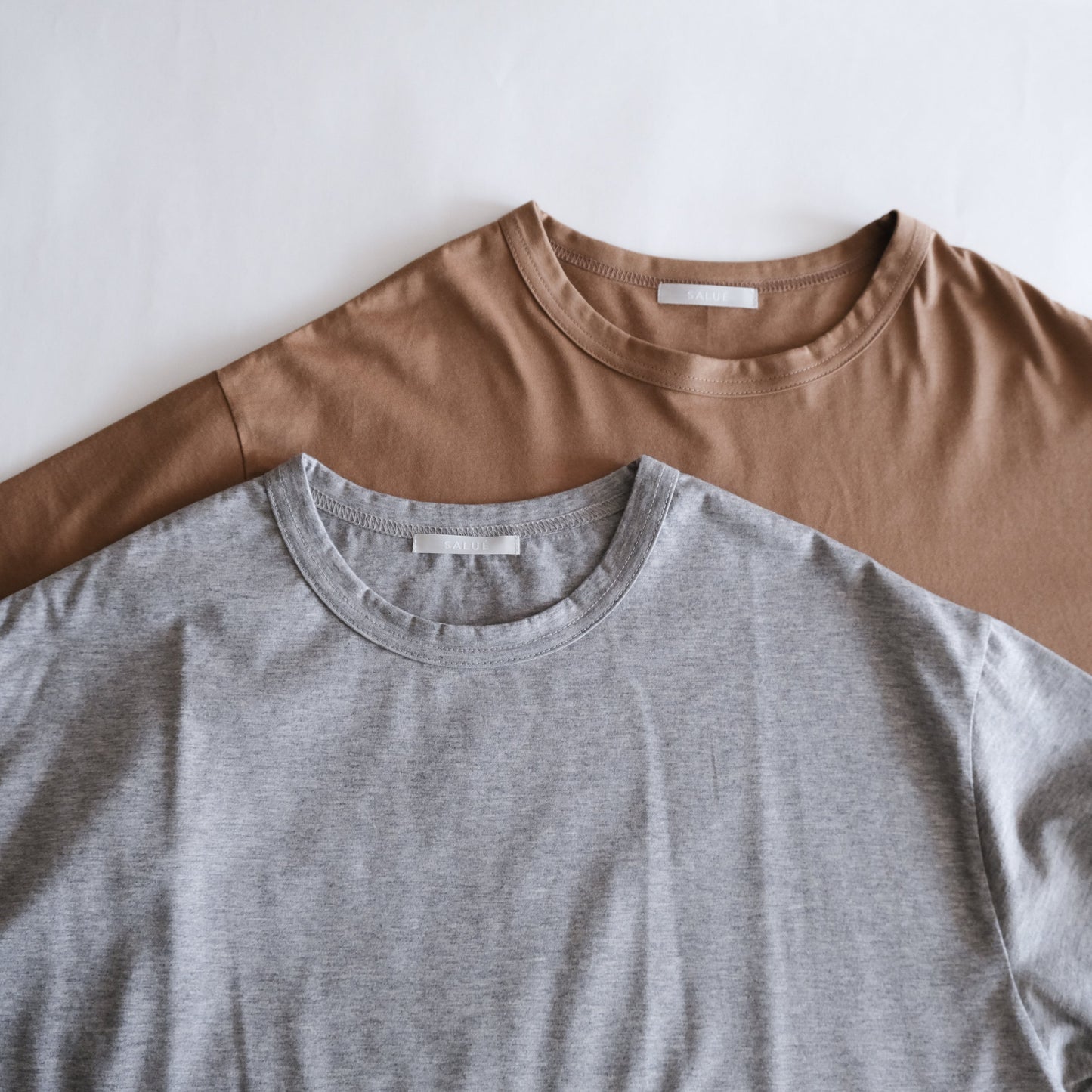 ［SALUÉ］white label スムース ハーフスリーブTシャツ