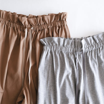 ［SALUÉ］white label スムース パンツ