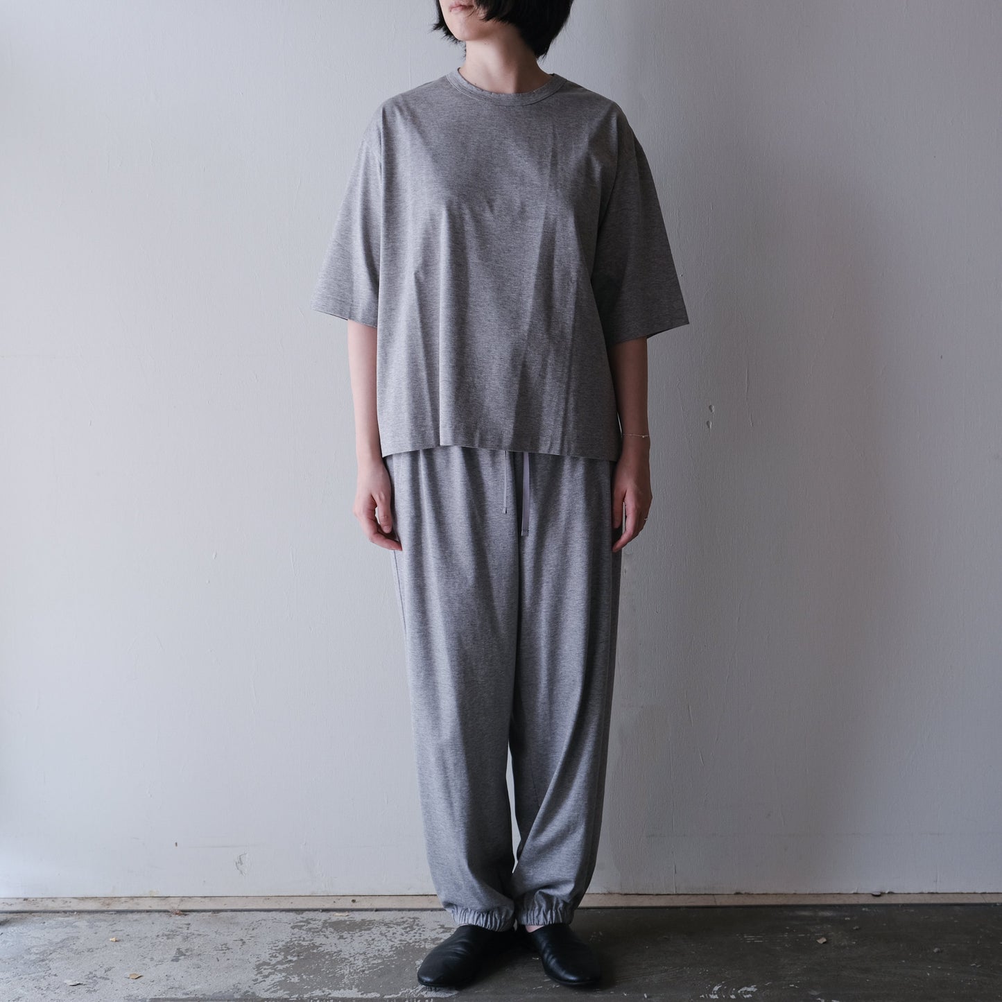 ［SALUÉ］white label スムース ハーフスリーブTシャツ