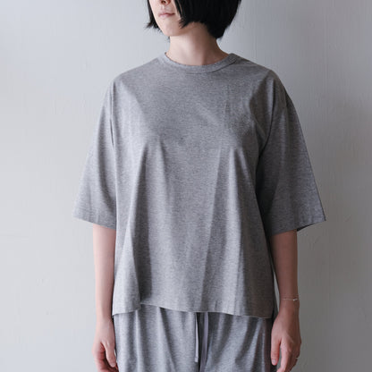 ［SALUÉ］white label スムース ハーフスリーブTシャツ