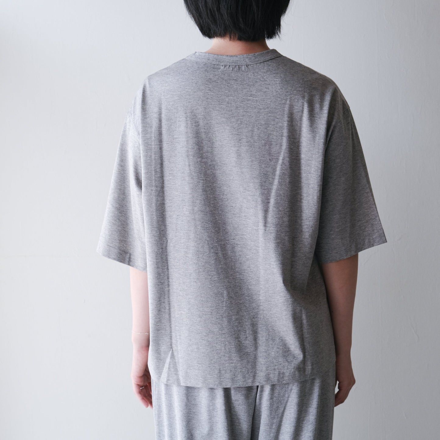 ［SALUÉ］white label スムース ハーフスリーブTシャツ