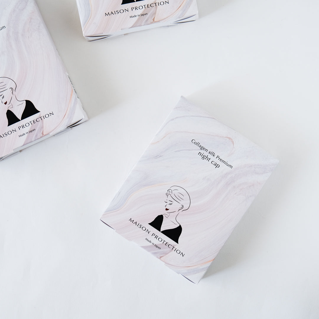 ［Maison Protection］Collagen silk Premium night cap