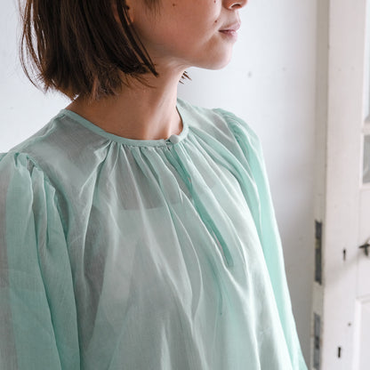 ［BUNON］Kantha Gather Dress