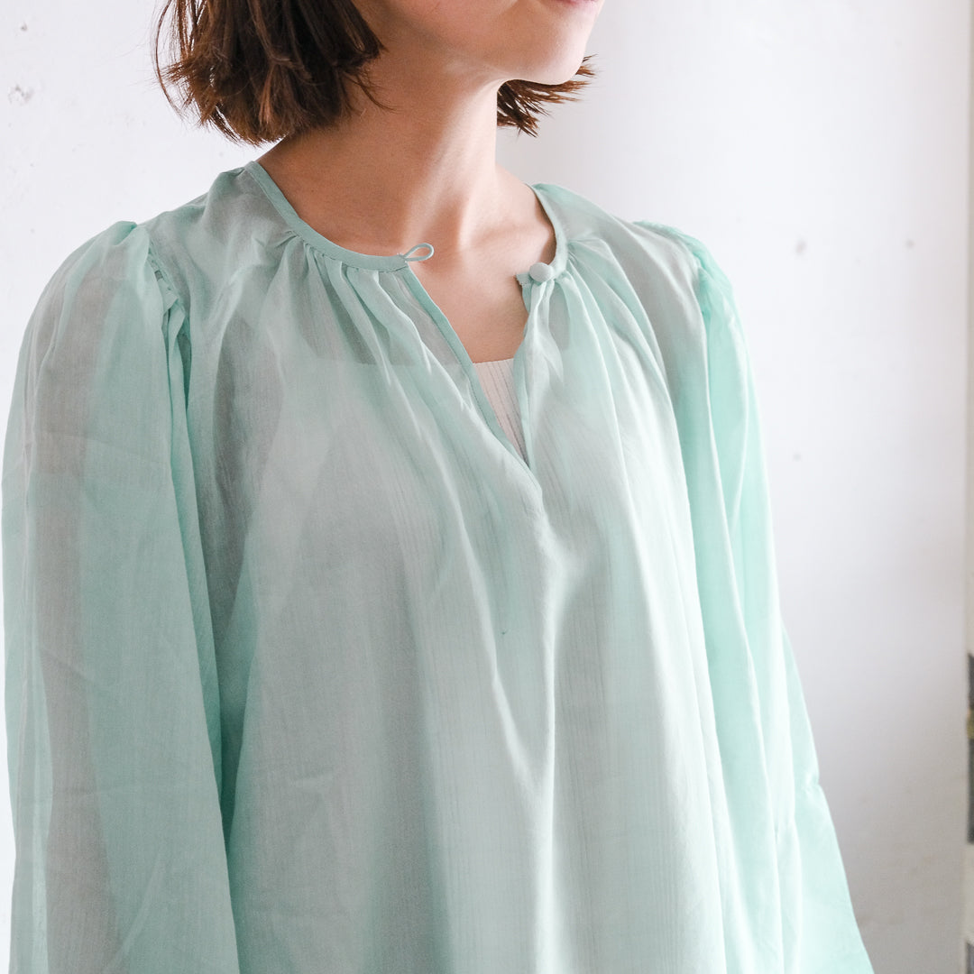 前を開けた感じ