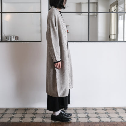 ［FREEMAN--B］アランニッティングバルキーローブコート