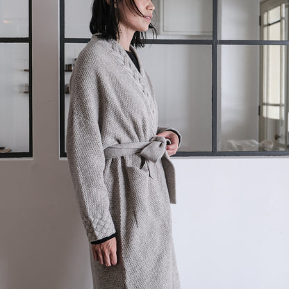 ［FREEMAN--B］アランニッティングバルキーローブコート