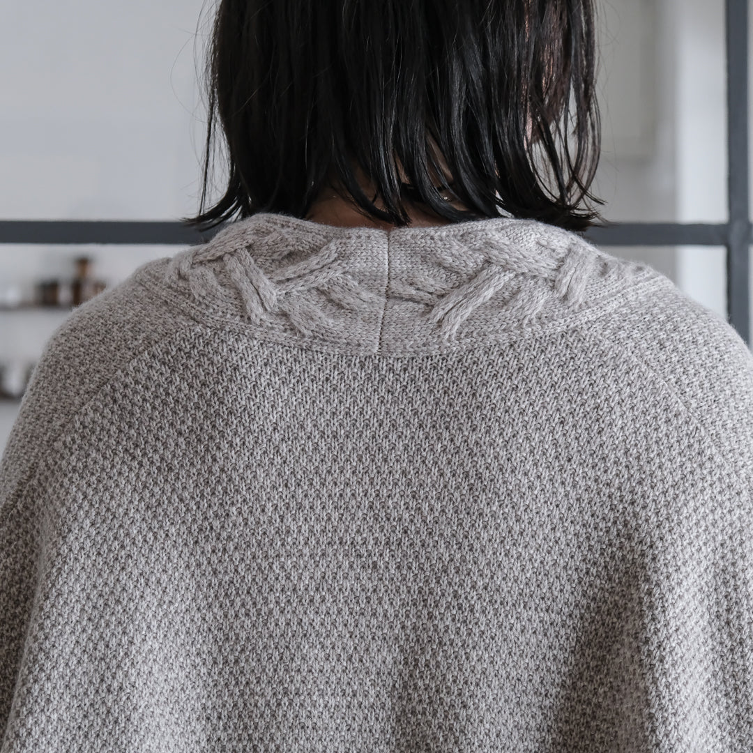 ［FREEMAN--B］アランニッティングバルキーローブコート