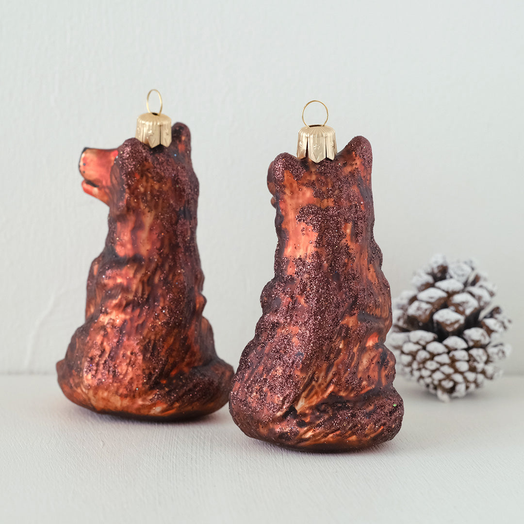 【在庫限り】VITBIS ガラスオーナメント　シェパード