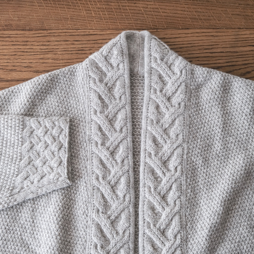 ［FREEMAN--B］アランニッティングバルキーローブコート