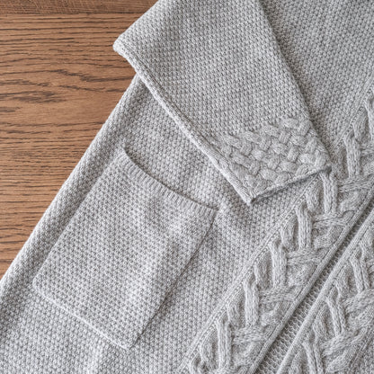 ［FREEMAN--B］アランニッティングバルキーローブコート