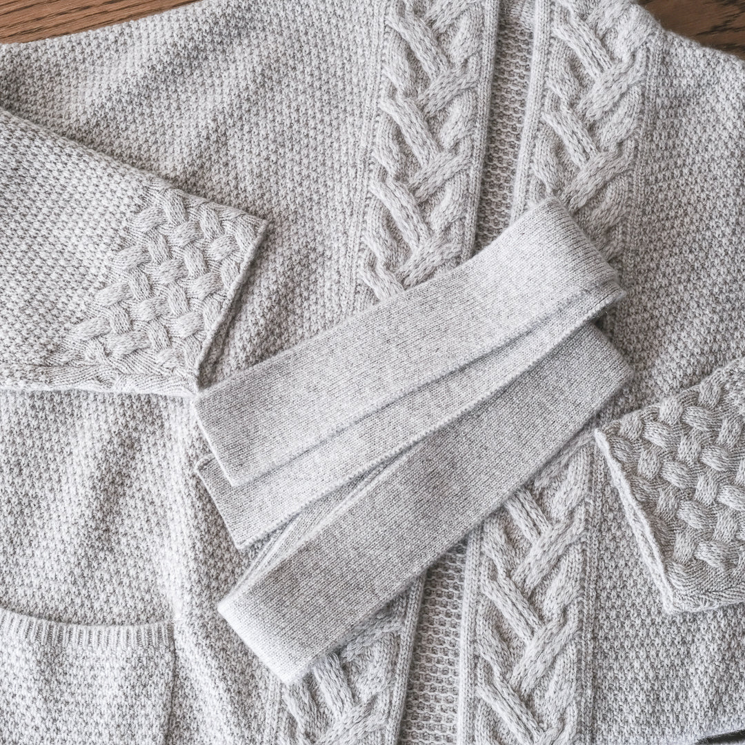 ［FREEMAN--B］アランニッティングバルキーローブコート