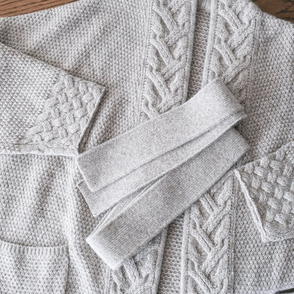 ［FREEMAN--B］アランニッティングバルキーローブコート