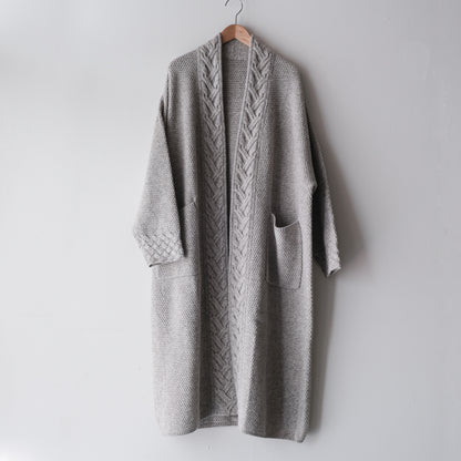 ［FREEMAN--B］アランニッティングバルキーローブコート