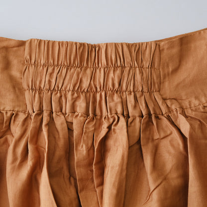 ［BUNON］Wide Belt Tuck Pants