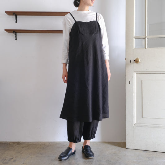 SALUÉ／white label リネンキャミドレス