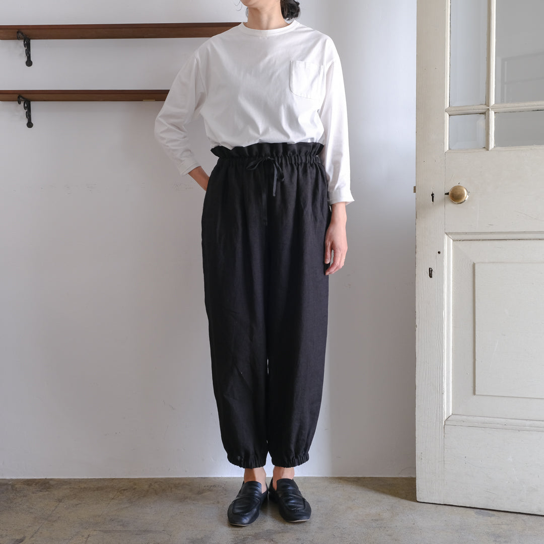SALUÉ／white label リネンロングペティパンツ