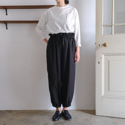 SALUÉ／white label リネンロングペティパンツ