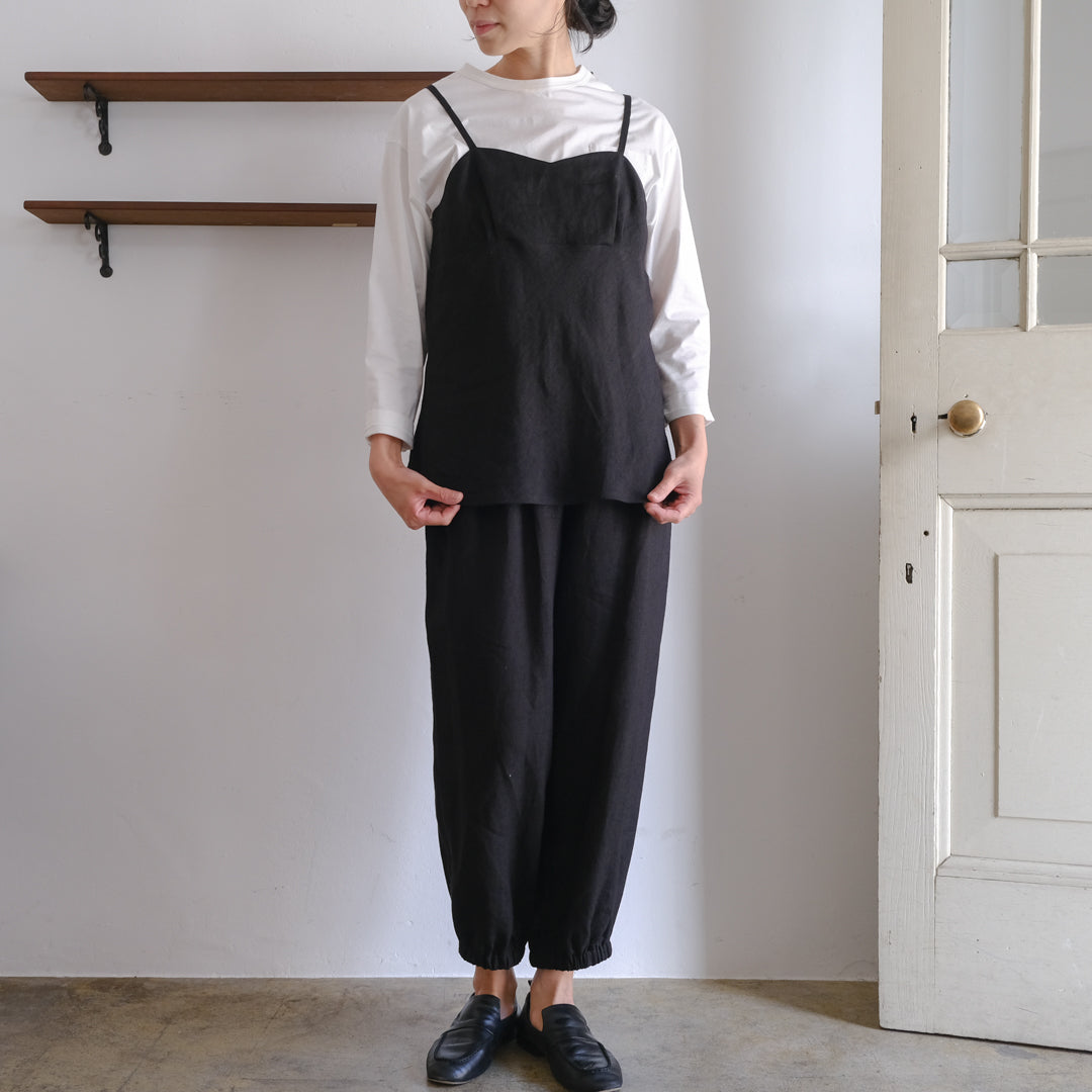 SALUÉ／ white labelリネンキャミソール