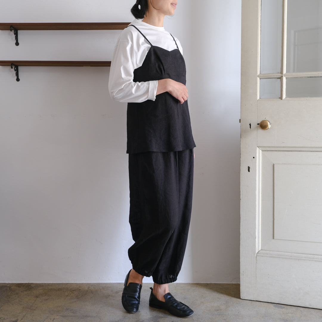 SALUÉ／ white labelリネンキャミソール