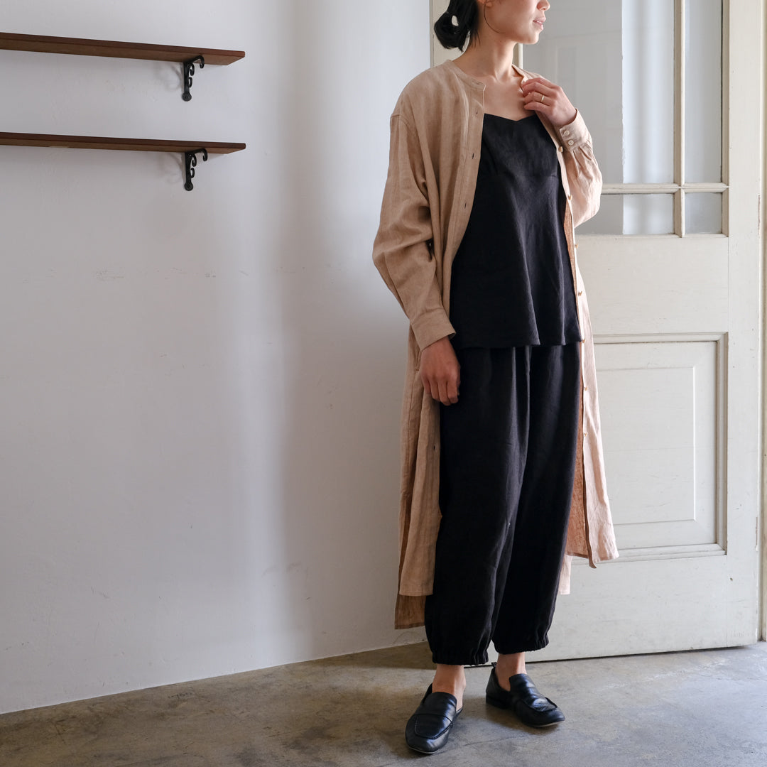 SALUÉ／ white labelリネンキャミソール