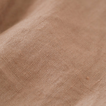 ［SALUÉ］ピンタックノースリーブドレス／ミッドウェイトリネン