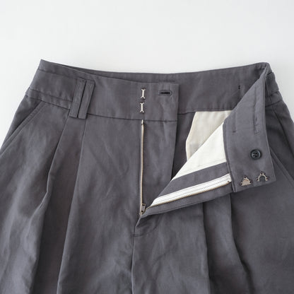 SALUÉ／【受注商品】エッグチノパンツ／コットンリネン  size 0