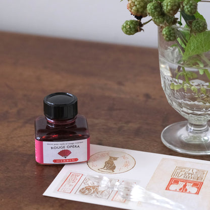 ［HERBIN］トラディショナルインク オペラレッド