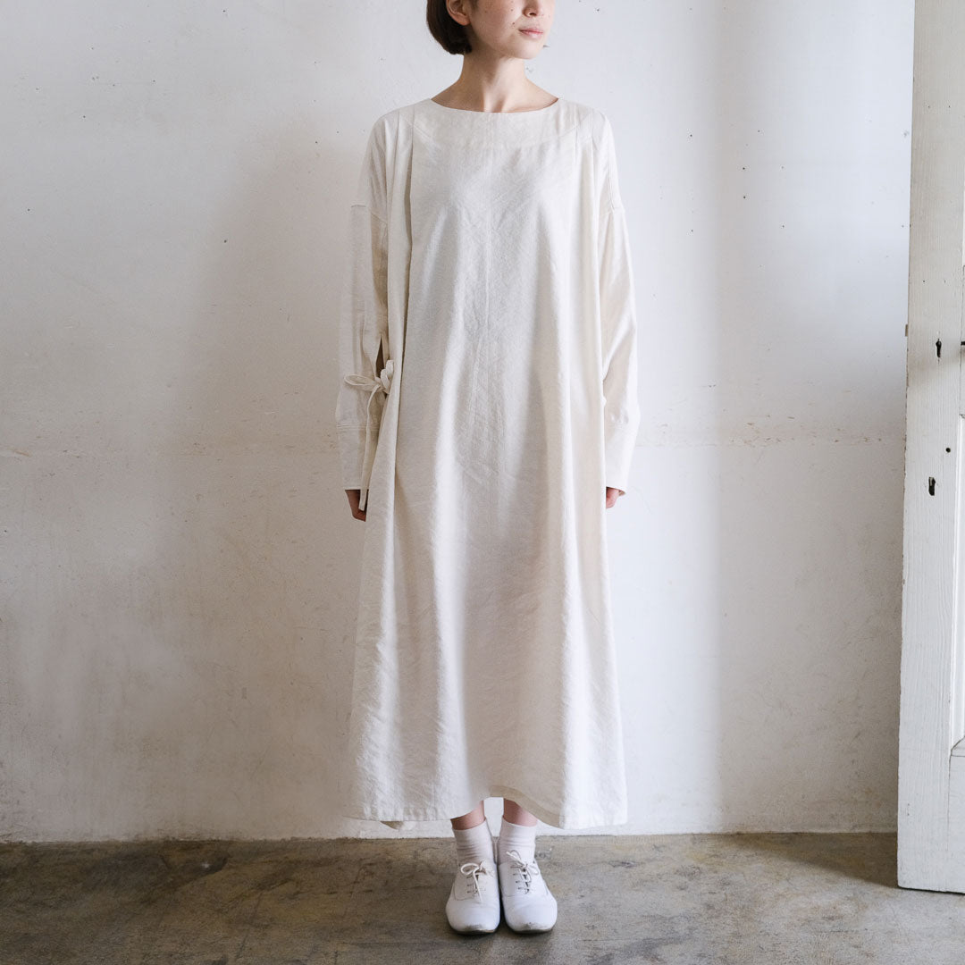 ［the last flower of the afternoon］月暈のprayer slit dress　