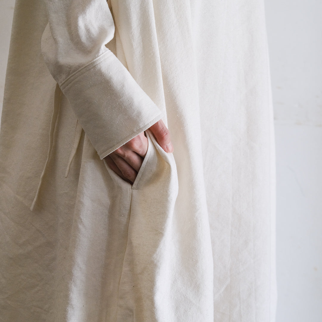 ［the last flower of the afternoon］月暈のprayer slit dress　