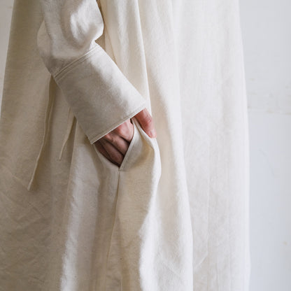 ［the last flower of the afternoon］月暈のprayer slit dress　