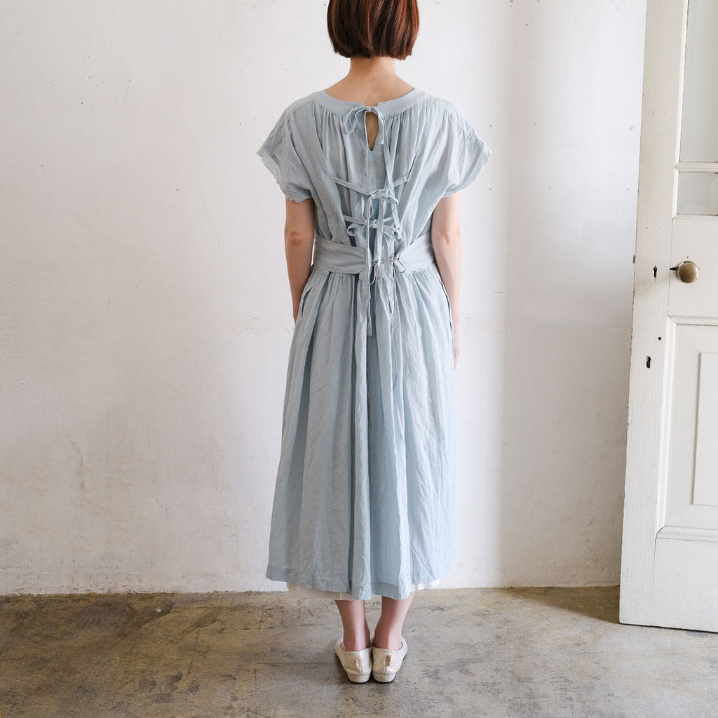 the last flower of the afternoon］霞立つ朝gathered neck dress