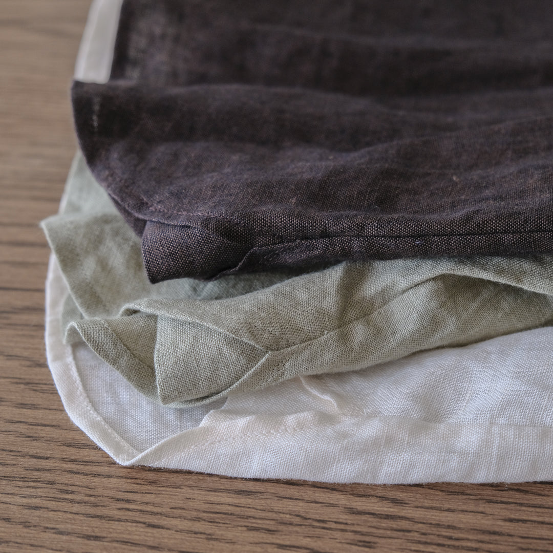 SALUÉ／ボウカラーシャツ／ライトウェイトリネン