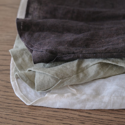 SALUÉ／ボウカラーシャツ／ライトウェイトリネン