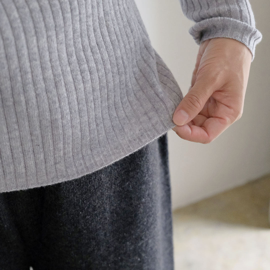 美しくて心地よい、カシミヤの柔らかなリブセーター – Envelope