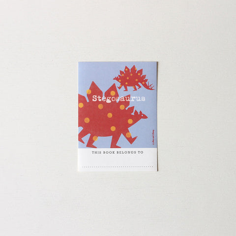 ［Mac&Ninny Paper Company］ブックプレート Stegosaurus