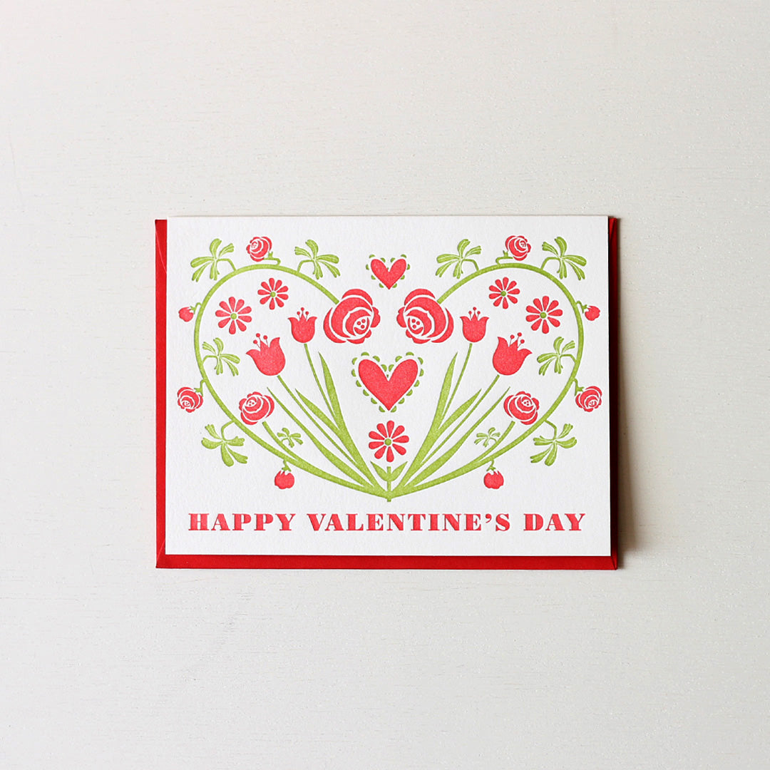 ［Dutch Door Press］カード happy valentine's day