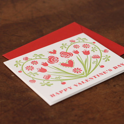 ［Dutch Door Press］カード happy valentine's day