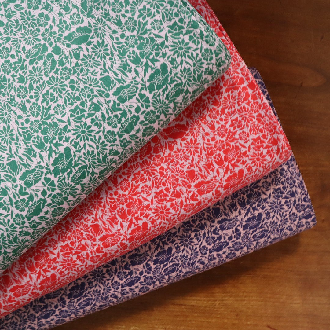 Liberty Fabrics 「ポピーデイ」レッド