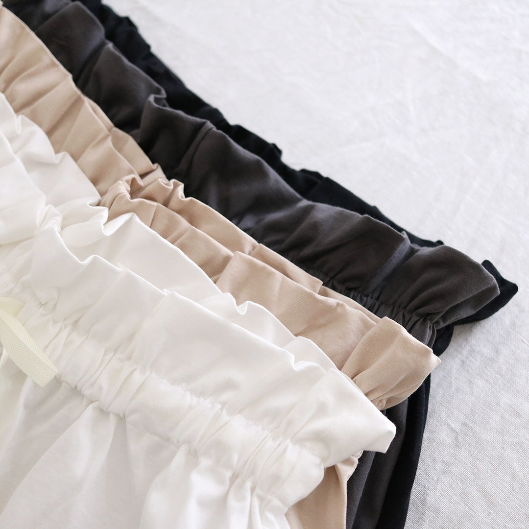 ［SALUÉ］white label スムース パンツ