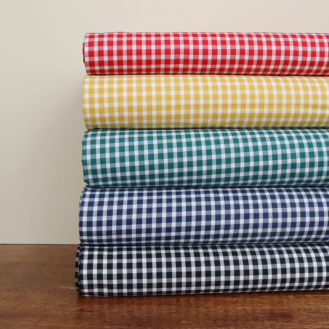 Liberty fabrics「ギンガムチェック」グリーン – Envelope