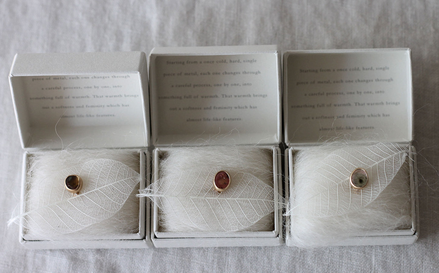 ［Atelier el］Water melon tourmalineの耳飾り（1piece）