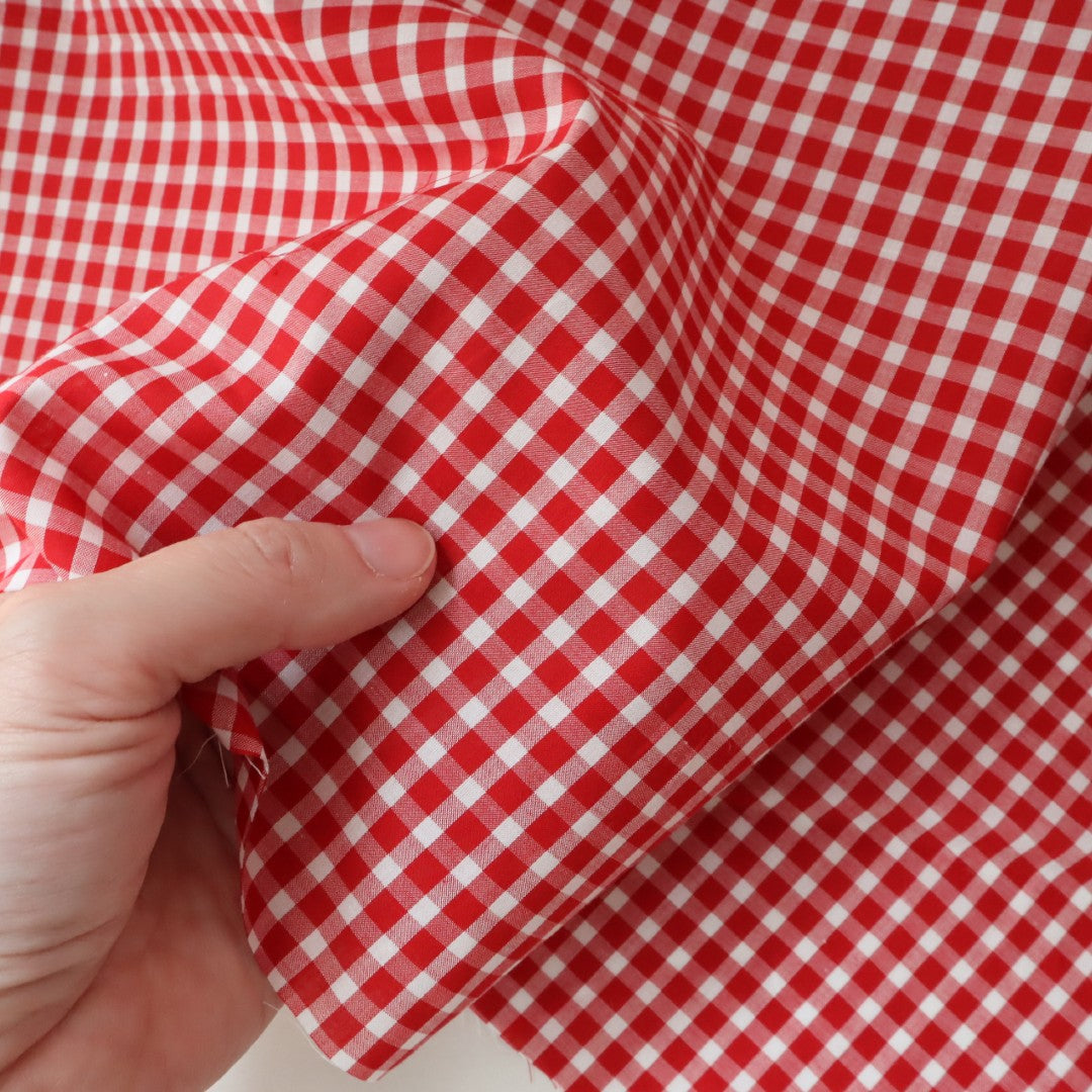 Liberty fabrics「ギンガムチェック」レッド