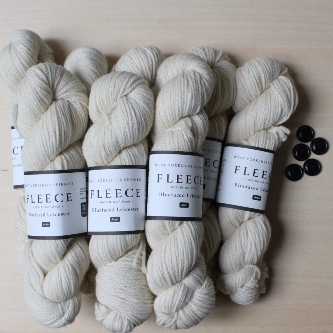 糸セット内容：BFL エクリュ