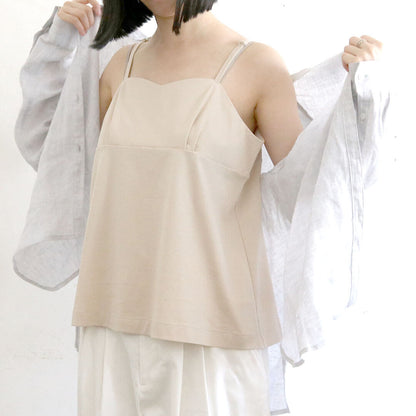 ［SALUÉ］white label スムース キャミソール