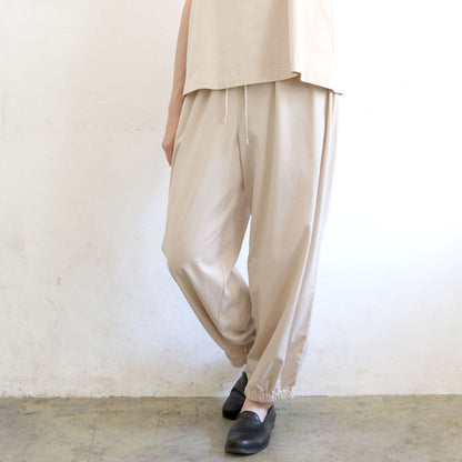 ［SALUÉ］white label スムース パンツ