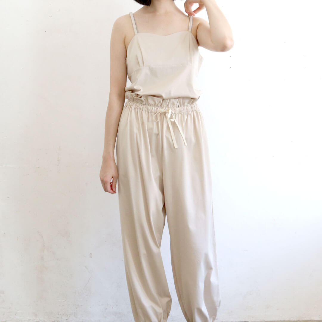 ［SALUÉ］white label スムース パンツ