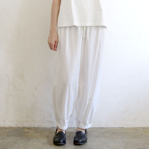 ［SALUÉ］white label スムース パンツ