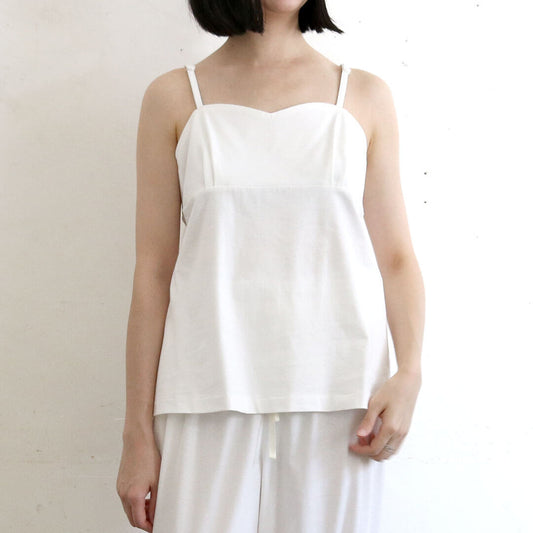 ［SALUÉ］white label スムース キャミソール